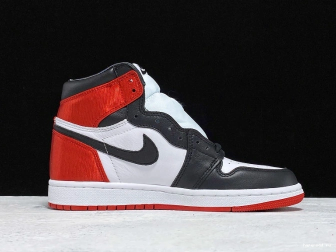 Black 1 Air Toe High Satin Jordan Retro CD0461-016 0727